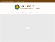 Tablet Screenshot of lapiniere.fr